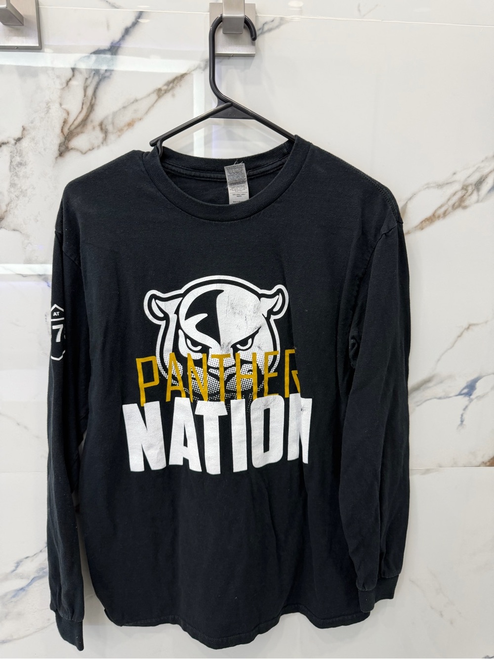 FIU Panther Nation Long-Sleeve Kids T-Shirt - Black